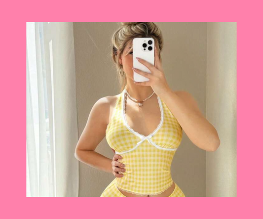 Honey Bee halter top