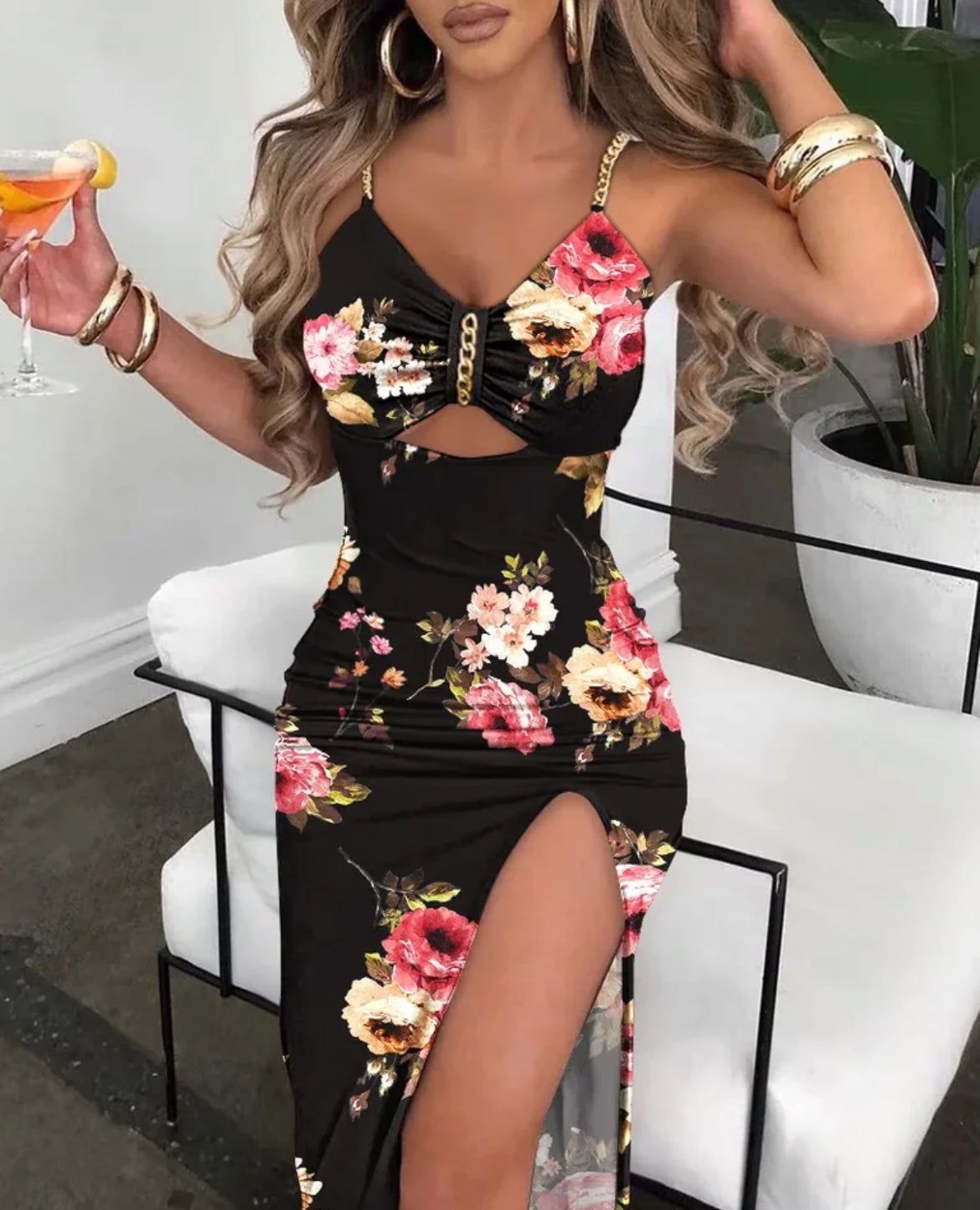 Day Drinking maxi dress