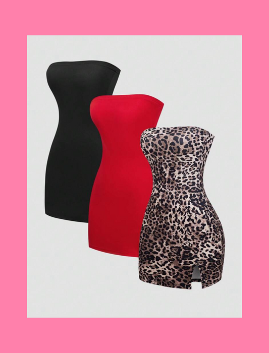 Rave strapless mini dress