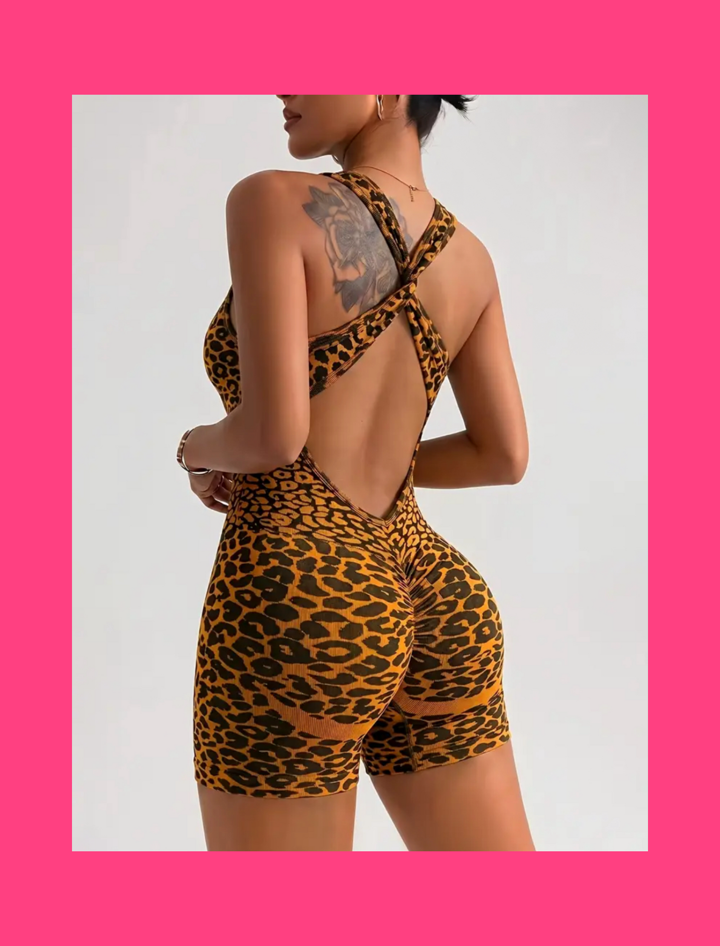 Cheetah Chic romper