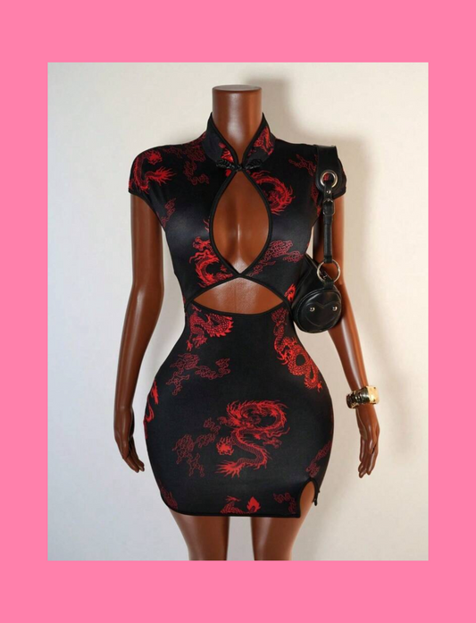 Leviathan mini dress