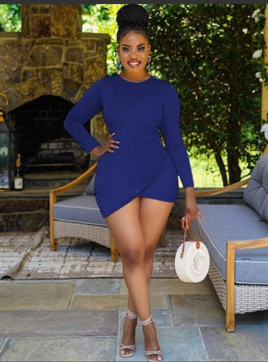 Classy and Bougie long sleeve mini dress