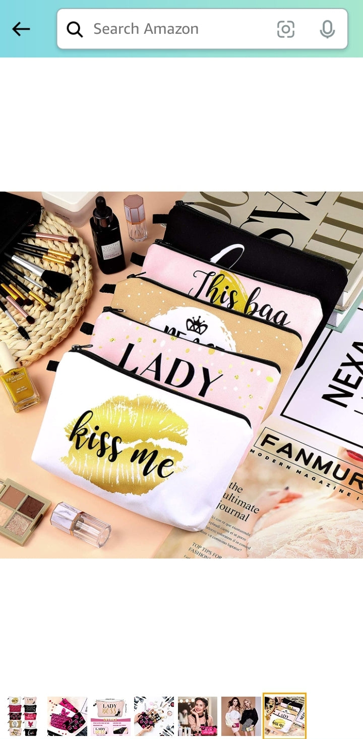 Gorgeous Girl cosmetic bags